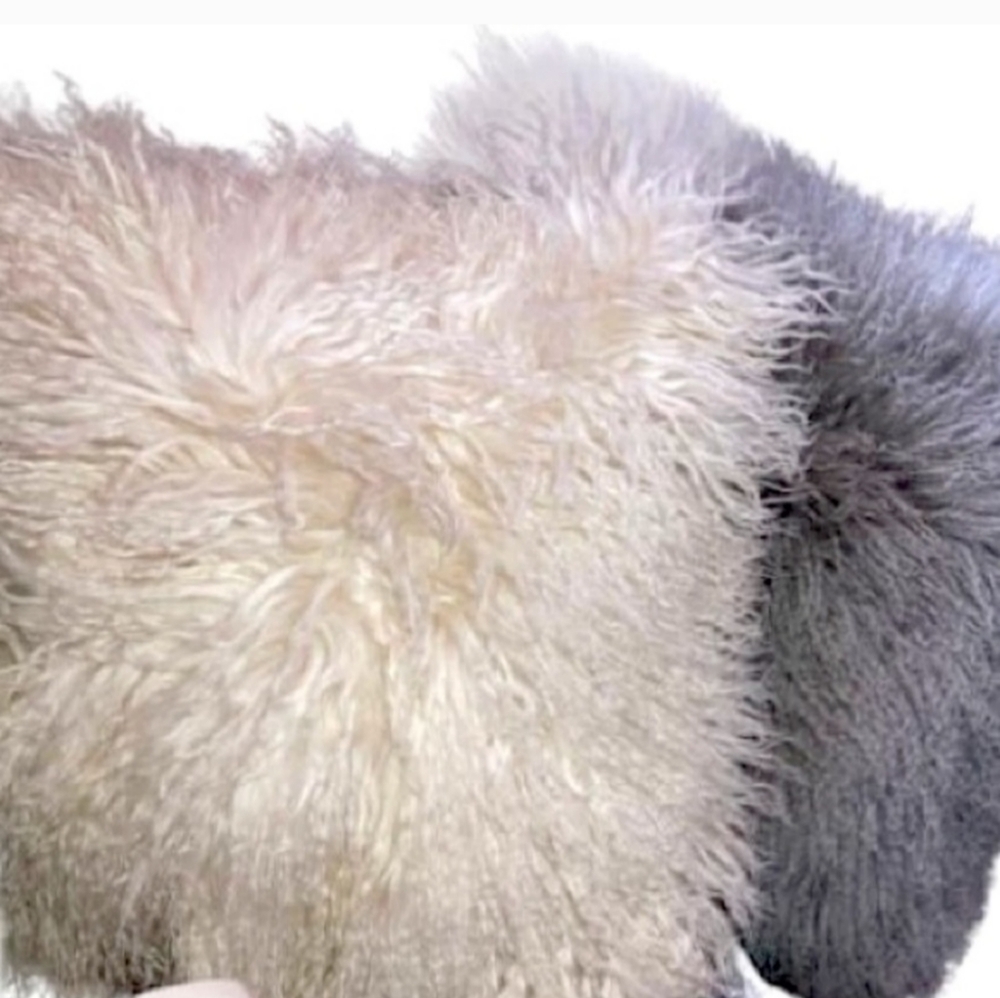 Grey RH Pillow with down insert
